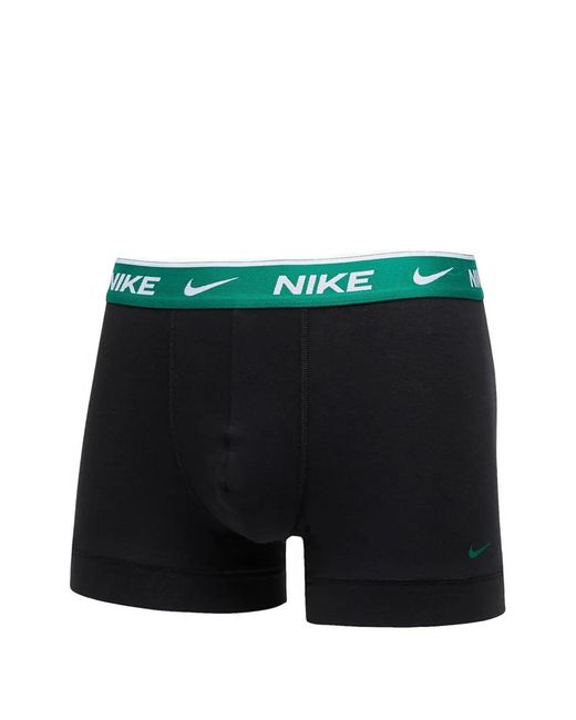 Nike Black Logo-Detail Trunks (Set Of Three) for men