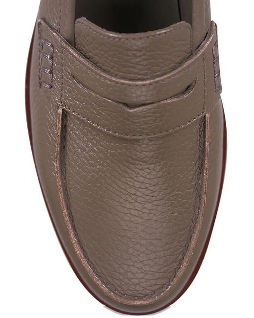 Manolo Blahnik Brown Perrita Loafers