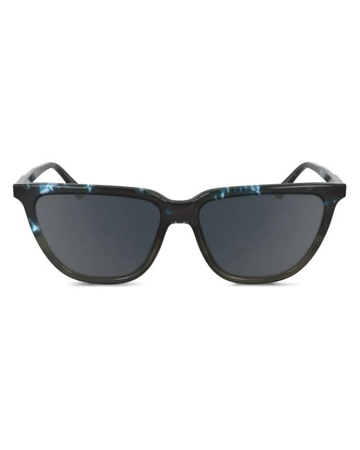 Calvin Klein Gray Square-Frame Sunglasses