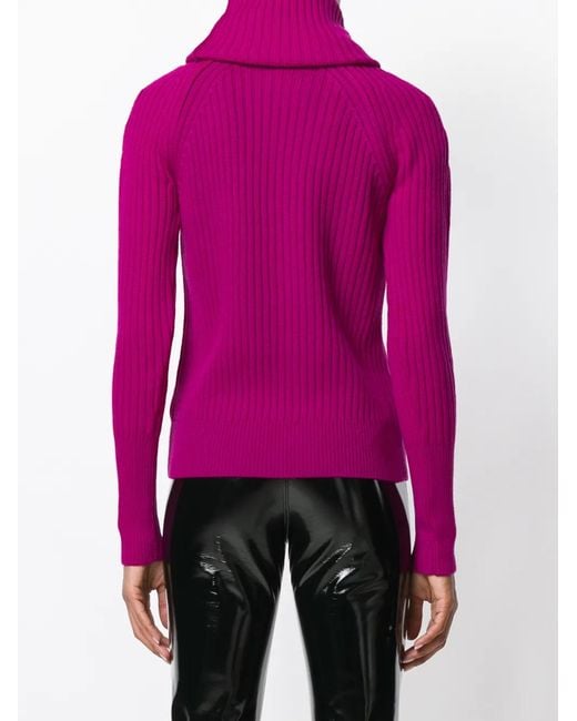 KENZO Roll Neck Sweater in het Pink