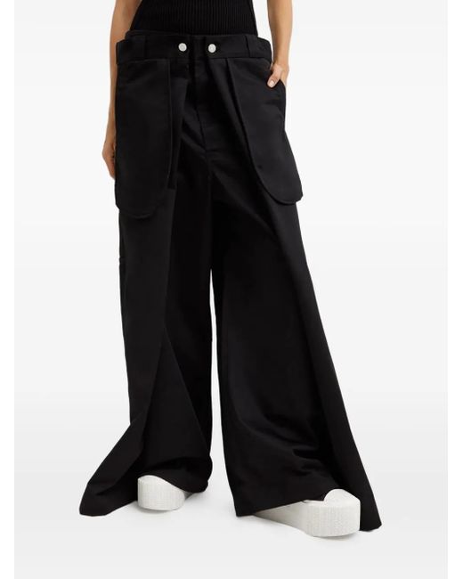 Jean Paul Gaultier Black X Shayne Oliver Wide-Leg Trousers