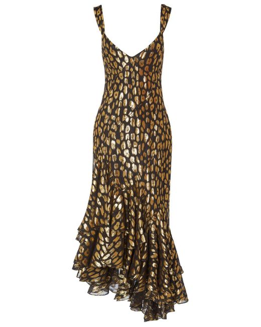 Temperley London Natural Kyra Midi Dress