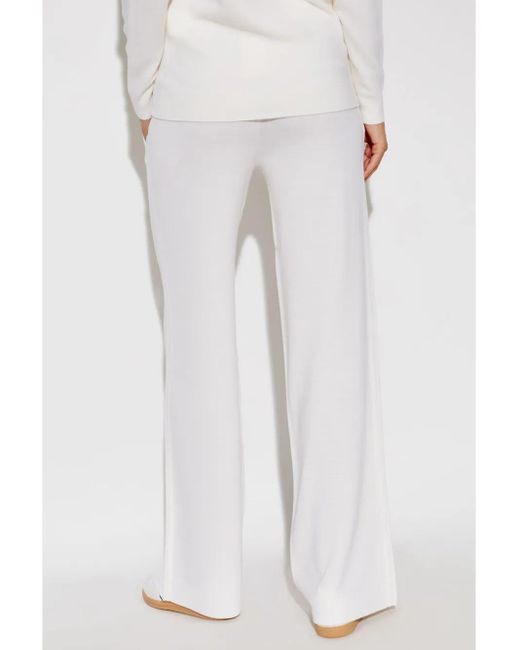 Pantalon Zigote À Coupe Ample Max Mara en coloris White