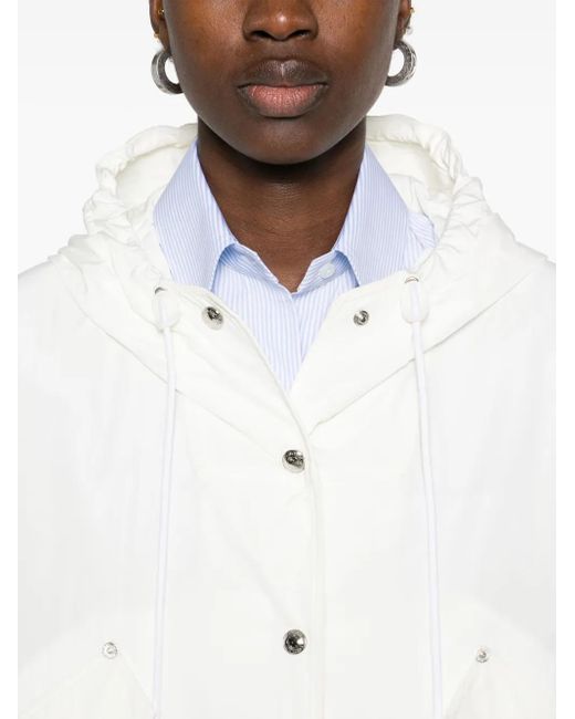 Thom Browne White 4-Bar Jacket