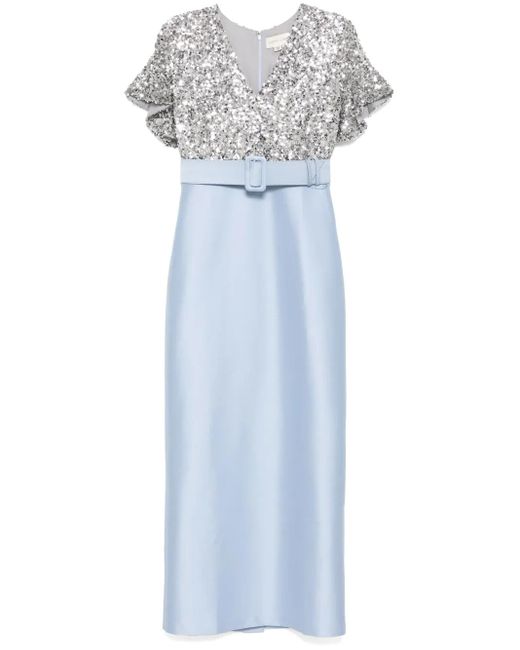 Sachin & Babi Blue Marlene Gown