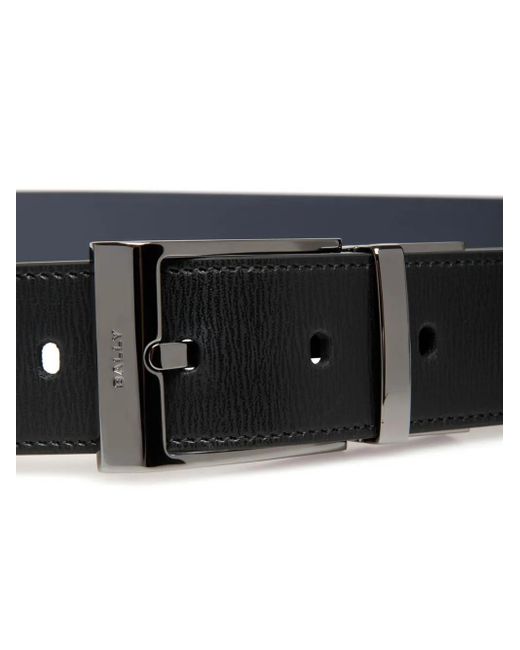 Bally Black Shiffie Reversible Belt for men