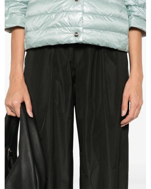 Herno Gray Taffeta Trousers