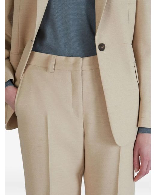 Incotex Natural Concealed-Fastening Trousers