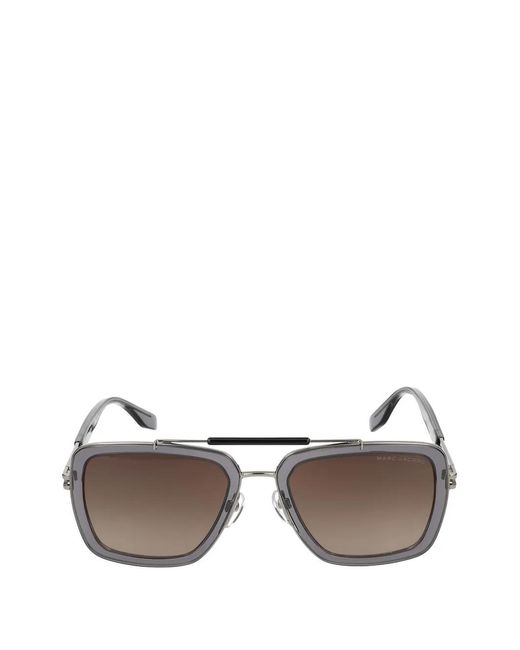 Marc Jacobs Gray Square-Frame Sunglasses for men