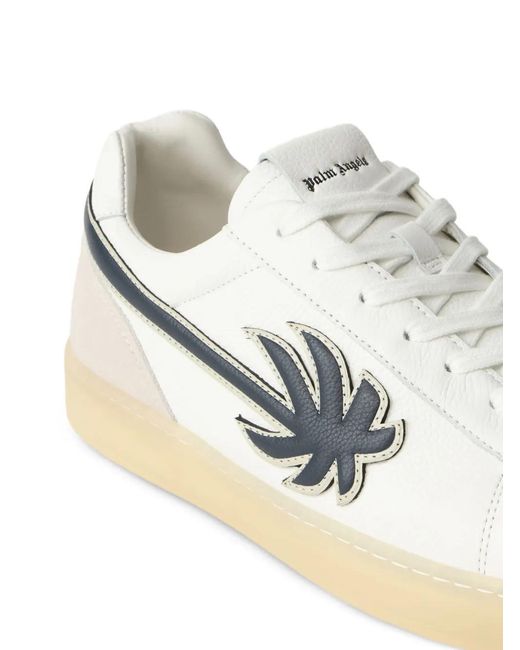 Palm Angels White Palm Tennis Lea Sneakers for men