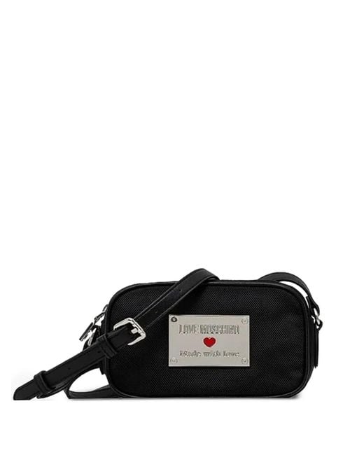 Mini Sac Jelly Love Moschino en coloris Black