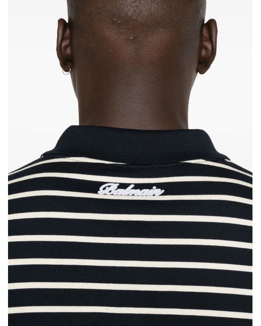 Balmain Black T-shirts And Polos for men