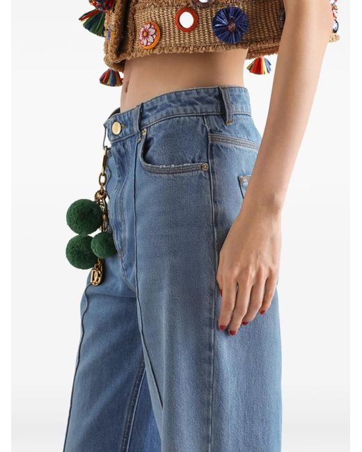 Dolce & Gabbana Blue 5-Pocket Denim Trousers