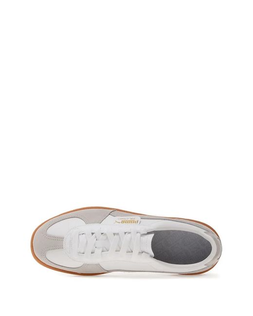 PUMA White Palermo Sneakers