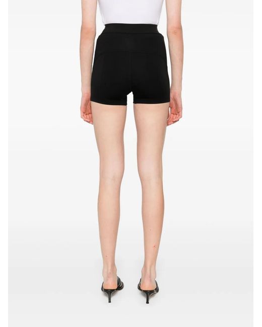 Wardrobe NYC Black High-Rise Shorts