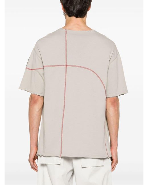 T-shirt Intersect di A_COLD_WALL* in Natural da Uomo