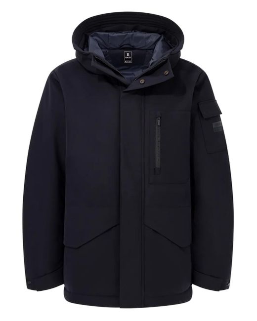 メンズ Boggi パデッド パーカーコート Blue