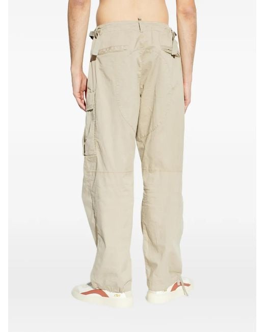 DSquared² Natural Straight Trousers for men