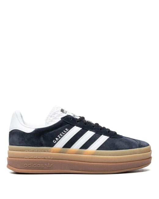 Adidas Blue Gazelle Suede Sneakers