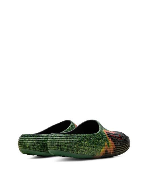Nike Green Reactx Rejuven8 Grass-Print Slides for men