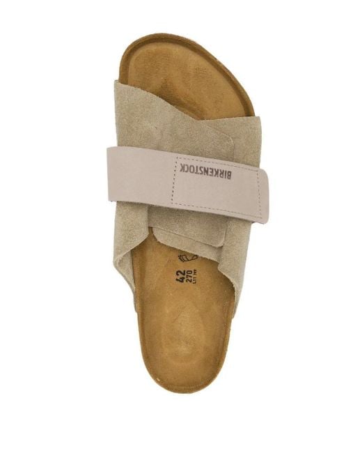 Birkenstock White Kyoto Touch-Strap Slip-On Sandals for men