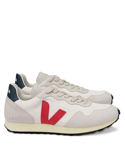 Veja Pink V-Logo Mesh Sneakers