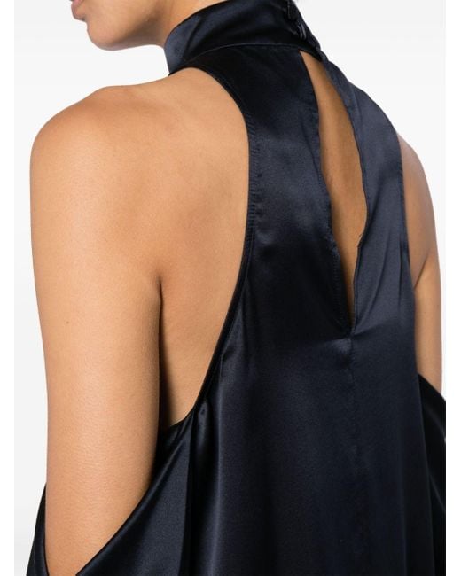 Blusa con dettaglio cut-out di Michelle Mason in Black