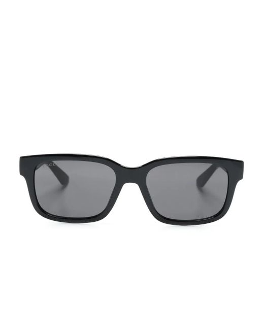 Gucci Gray Square-Frame Sunglasses for men