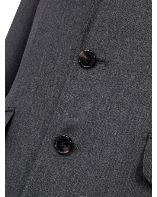 MAN ON THE BOON. Black Wool Blazer for men