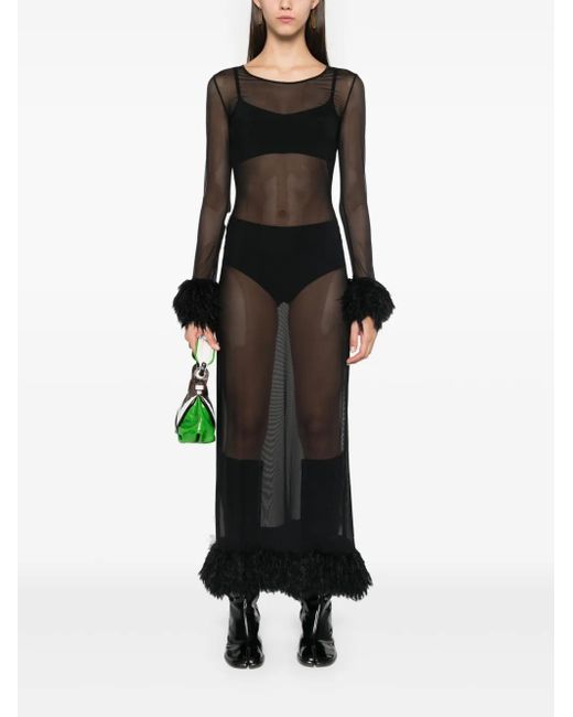 MARINE SERRE Black Dresses