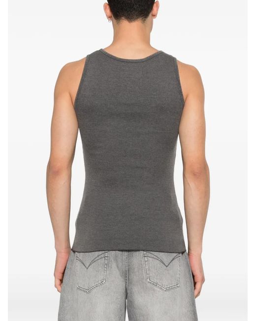 ERL Gray Ribbed Top