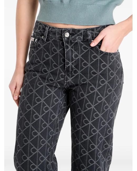 Calvin Klein Blue Signature 90S Straight Jeans