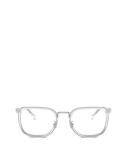 COACH Brille Mit Eckigem Gestell in White für Herren