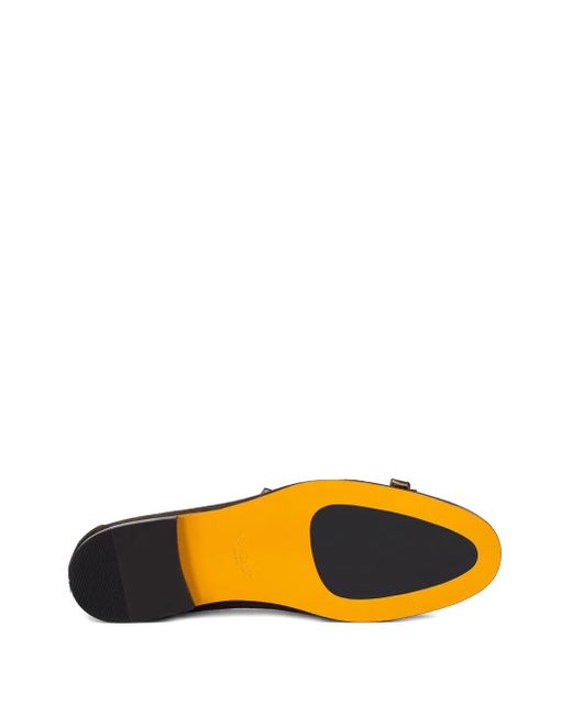 Doucal's Black Suede Double-Buckle Loafers