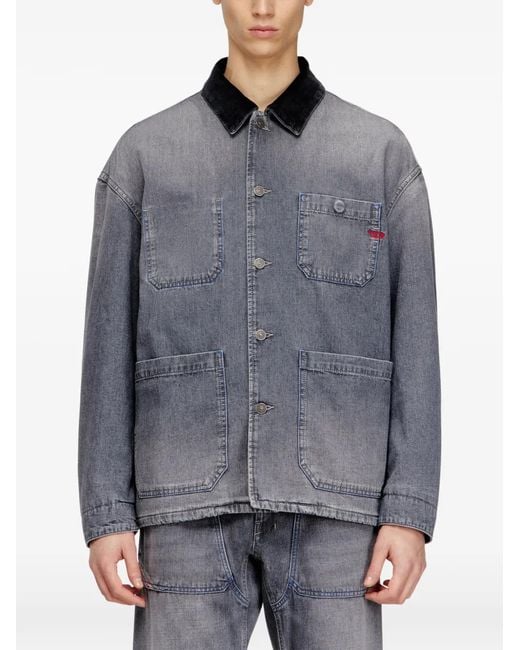 DIESEL Blue D-Stack-U-L Giacca