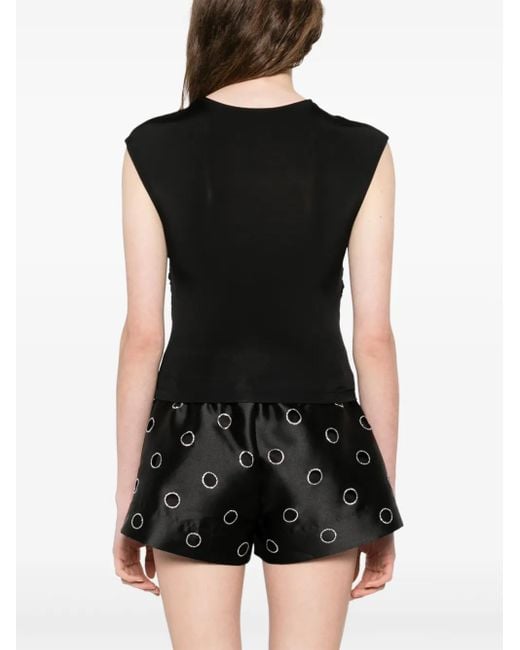 Sandro ノットディテール トップ Black