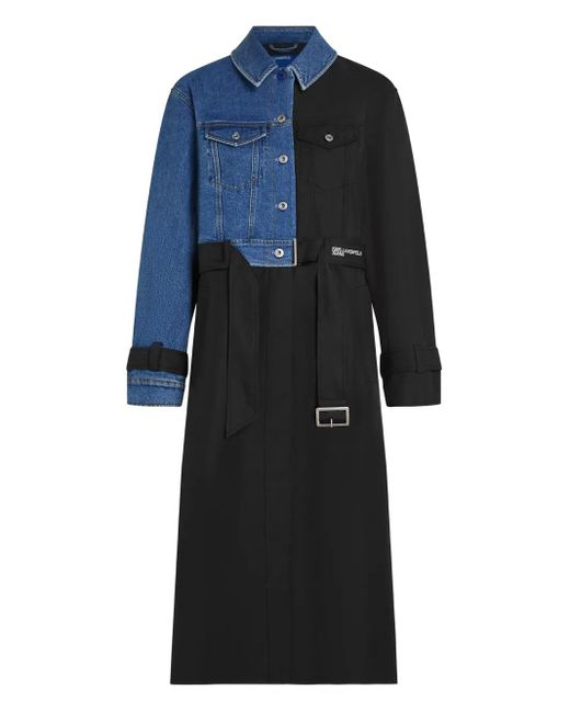 Karl Lagerfeld Blue Coats And Coats