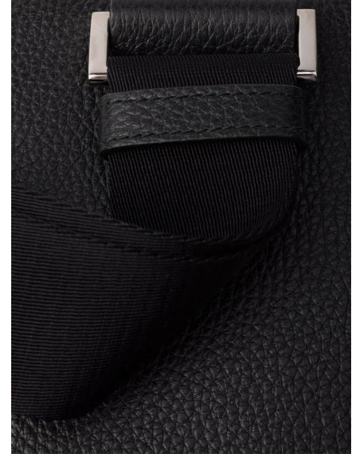 Prada Black Leather Phone Case for men