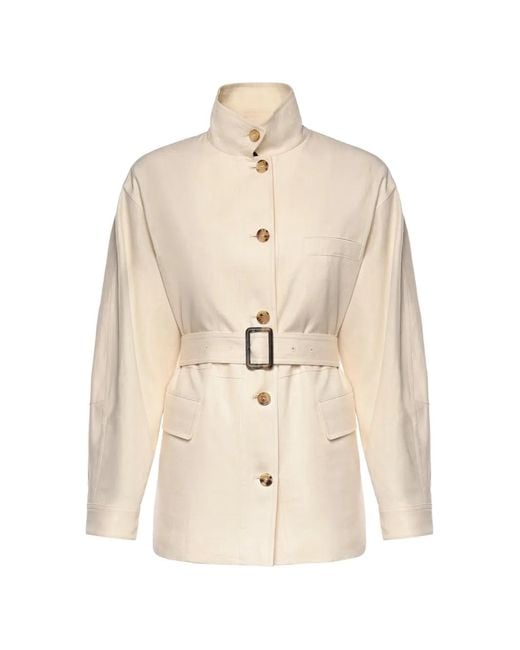 Loro Piana Natural Lismore Belted Jacket