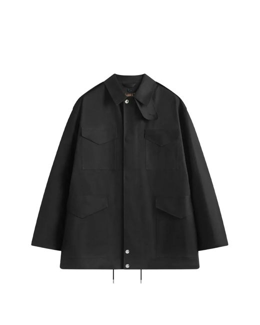 Mackintosh Black Jedburgh Field Coat for men
