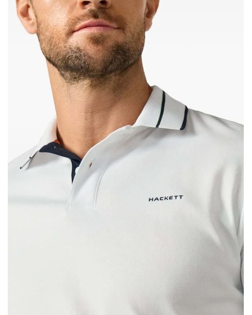 Polo Members Tip Hackett pour homme en coloris White