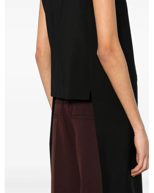Alberta Ferretti Black Vest