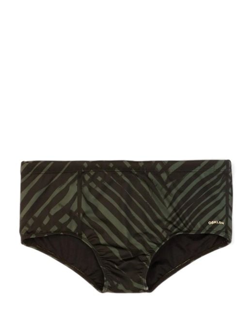 Osklen Black Jungle Swimming Trunks for men