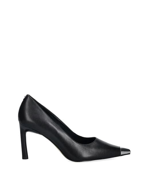 MICHAEL Michael Kors Black Kasia Cap-Toe Pumps
