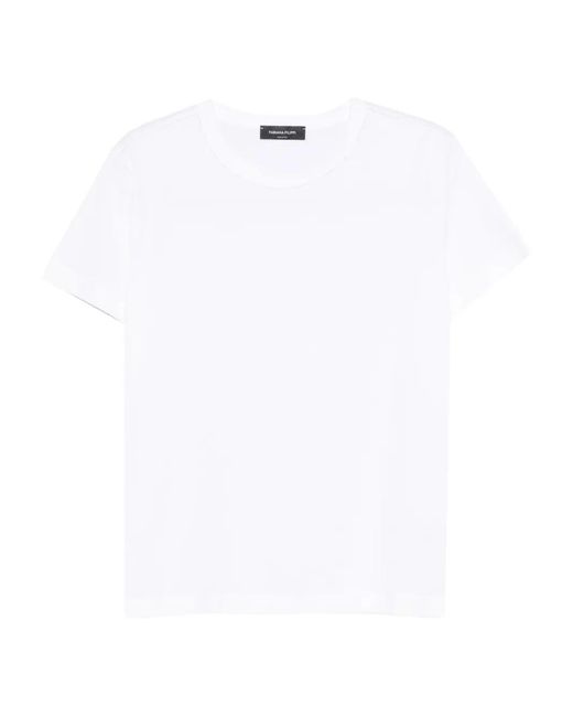 Fabiana Filippi White Short-Sleeve T-Shirt