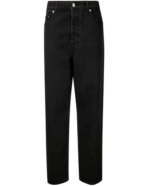 A.P.C. Black Fairfax Faded Denim Jeans for men