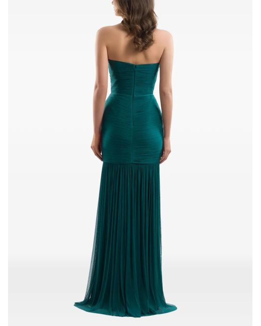 Vestido Largo The Emerald Forest Palabra De Honor IMROSKA de color Green