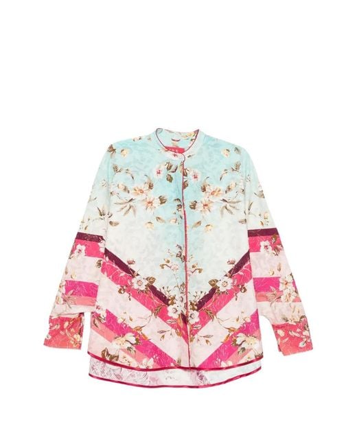 F.R.S For Restless Sleepers Pink Fil-Coupé Swan Shirt