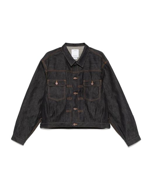 Visvim 101 Unwashed Denim Jack in het Black voor heren
