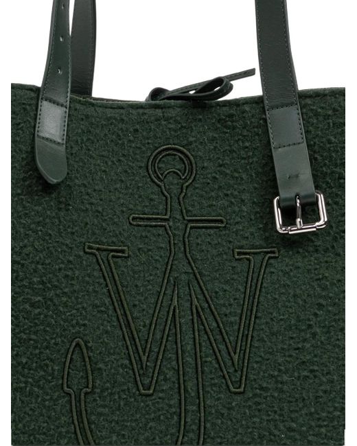 J.W. Anderson Black Shopper mit Logo-Prägung
